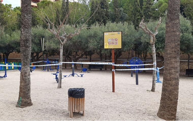 Benidorm closes the bio-healthy areas, playgrounds and calisthenics, Séquia Mare skateboarding, urban sports tracks and beaches