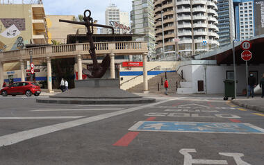 Benidorm reordena la Plaza Doctor Fleming 
