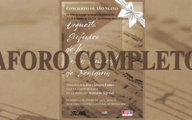 Agotadas las invitaciones para el Concierto de Año Nuevo de la Unión Musical de Benidorm 