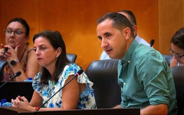 Sergi Castillo y Cristina Escoda del Partido Socialista