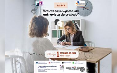 Juventud programa un taller para aprender las técnicas para superar una entrevista de trabajo