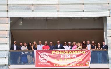 Benidorm se une al Club Rotario en su campaña por el Día Mundial para la Erradicación de la Polio