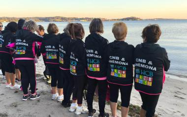 Las remeras de Anémona culminan su desafío con su llegada a Iria Flavia tras remar 1.600 kilómetros