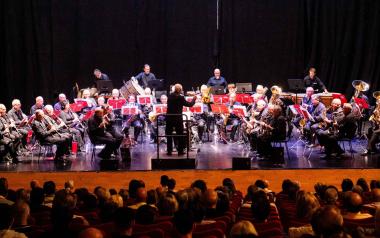 Concierto de la Banda de la UDP Llíria-Camp de Túria-Serranos en la Setmana Cultural de les FMP