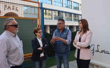 Benidorm inicia un proyecto de naturalización de los patios de los colegios de la ciudad