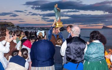 Benidorm conmemora la llegada de su patrona con la Escenificación del Hallazgo