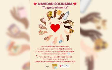 La red de bibliotecas inicia una campaña solidaria de recogida de alimentos para personas sin hogar durante la Navidad