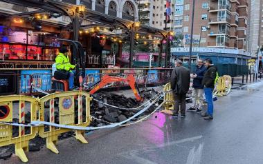 Benidorm ejecuta otra acción de renaturalización en la calle Gerona
