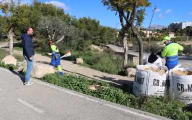 Acondicionamiento del circuito de la Copa del Mundo de Ciclocross