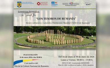 Benidorm acoge este viernes un acto para celebrar el Día de la Cultura Nacional de Rumanía