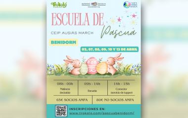 Benidorm organiza la ‘Escuela de Pascua’ para facilitar la conciliación durante las vacaciones de Semana Santa