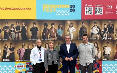 Benidorm pone en marcha la ‘Fan Zone’ que albergará buena parte de la programación paralela del Benidorm Fest