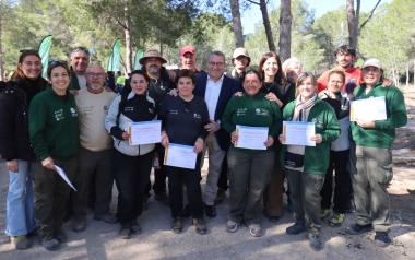 Los alumnos del ‘Taller de Empleo Benidorm Natura i Esport’ reciben los diplomas que acreditan su formación 