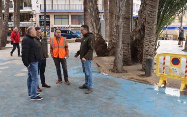 Benidorm ejecuta una actuación para mejorar la recogida de pluviales en el Parque de Elche 
