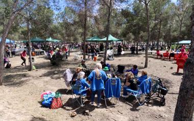 Los peñistas de Benidorm celebran este domingo el ‘Dia de la Mona’ en el Parc de la Séquia Mare