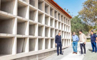 Benidorm finaliza la construcción de un nuevo bloque con 96 nichos en el cementerio de Sant Jaume 