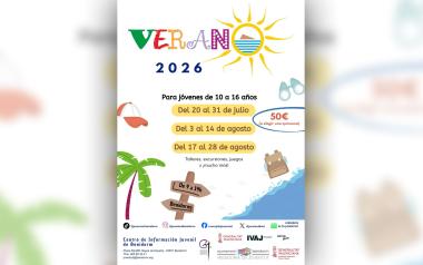 Juventud organiza el ‘Programa Verano 2026’ dirigido a menores de 10 a 16 años