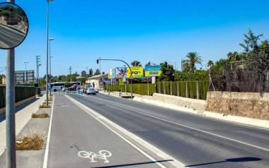 Benidorm inicia el lunes las obras para duplicar el carril bici y mejorar la seguridad vial en la avenida del Albir