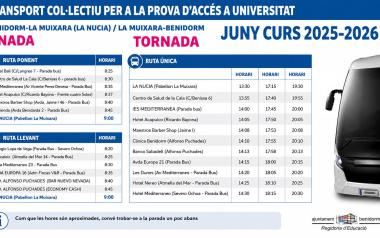 261 estudiantes benidormenses se enfrentan la próxima semana a las pruebas de acceso a la universidad 