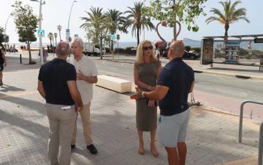 Benidorm intensificará la limpieza y mejorará las zonas ajardinadas de la avenida Moralet 