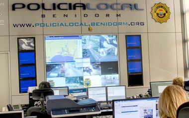 policía local operativo 1 agosto cámaras control tráfico