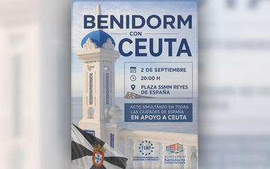 Benidorm se suma a las concentraciones en apoyo a Ceuta el próximo 2 de septiembre 