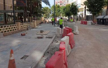 Benidorm reanudará mañana las obras de renovación integral de las infraestructuras de la avenida Montecarlo
