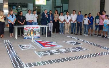Vigilia de velas en Benidorm.