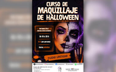curso maquillaje halloween juventud