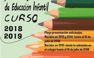Educación concede ayudas para material escolar a cerca de 900 alumnos de 2º ciclo de Infantil