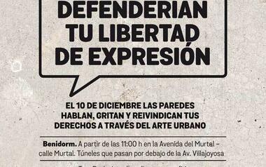 Grafitis para hablar de los Derechos Humanos 