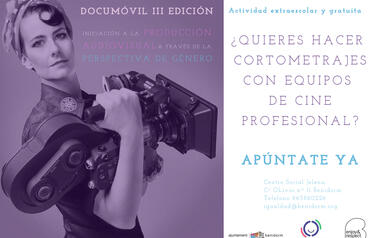 Igualtat llança la tercera edició de 'Documóvil', taller de cinema i gènere dirigit a estudiants d'ESO i Batxiller...