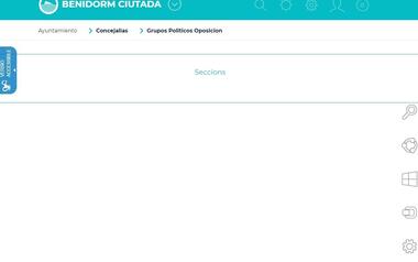 Ciudadanos denuncia al PP “por el uso partidista de la web de Benidorm al omitir las mociones de la oposición"