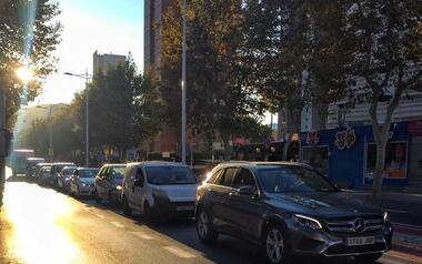 Ciudadanos exige eliminar de inmediato el carril experimental bus-taxi-bici de la avenida Mediterráneo