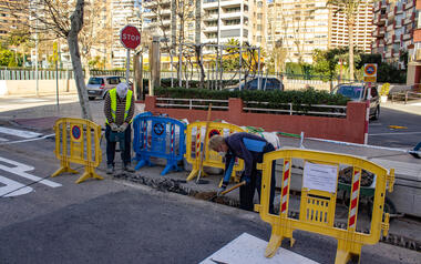 Benidorm mantendrá el calendario de obras en Semana Santa: la actividad no cesará