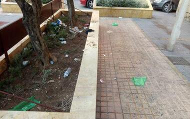 Ciudadanos exige medidas para evitar el vandalismo de la plaza de l’Infant de Benidorm   
