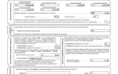 Bigorra hace pública su declaración de la renta