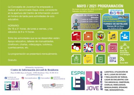 Diptico Espai Jove Mayo