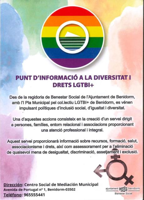 Cuartilla punto información LGTBI Valenciano