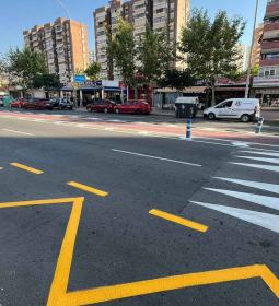 Benidorm mejora la señalización horizontal y la seguridad vial en todo el tér...