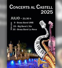 La Brass Band de La Nova cierra esta noche el ciclo ‘Concerts al Castell’