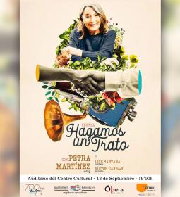El espectáculo ‘Hagamos un trato’ de la actriz Petra Martínez llega en septie...