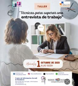 Juventud programa un taller para aprender las técnicas para superar una entre...