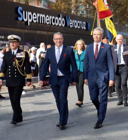 Benidorm hosts the annual Poppy Appeal tribute