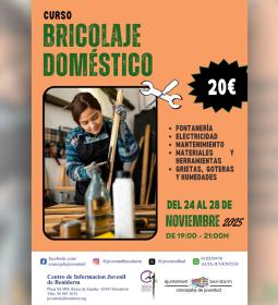 Juventud organiza en noviembre un curso de bricolaje doméstico