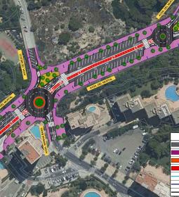 Benidorm inicia la construcción de tres rotondas en La Cala para mejorar el t...