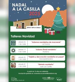 Patrimonio Histórico programa cuatro talleres gratuitos de temática navideña...