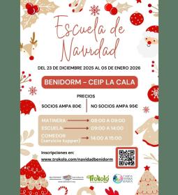 Benidorm tendrá una nueva edición ‘Escuela de Navidad’ para facilitar la conc...