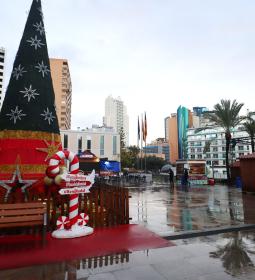 La lluvia del día de Navidad deja hasta 48 litros por metro cuadrado en Benid...