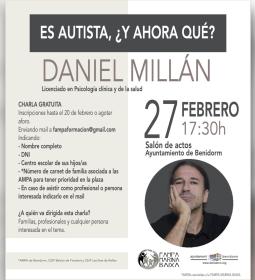 La FAMPA Marina Baixa organiza una charla gratuita sobre autismo a cargo del...